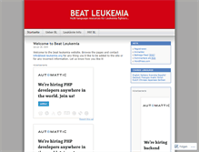 Tablet Screenshot of beatleukemiade.wordpress.com