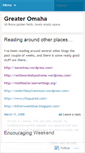 Mobile Screenshot of greateromaha.wordpress.com
