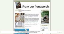 Desktop Screenshot of fromourfrontporch.wordpress.com