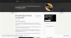 Desktop Screenshot of drustvodid.wordpress.com