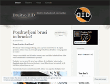 Tablet Screenshot of drustvodid.wordpress.com