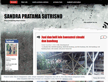 Tablet Screenshot of pratamasandra.wordpress.com