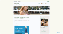 Desktop Screenshot of claudiaciesla.wordpress.com