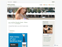 Tablet Screenshot of claudiaciesla.wordpress.com
