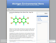 Tablet Screenshot of mienvironmental.wordpress.com