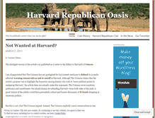 Tablet Screenshot of harvardrepublicans.wordpress.com