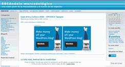 Desktop Screenshot of escatep.wordpress.com