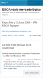 Mobile Screenshot of escatep.wordpress.com
