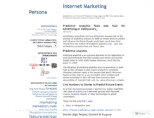 Tablet Screenshot of personati.wordpress.com