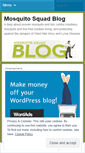 Mobile Screenshot of mosquitosquad.wordpress.com