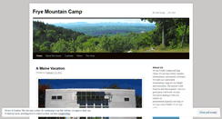 Desktop Screenshot of fryemountaincamp.wordpress.com