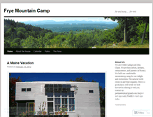 Tablet Screenshot of fryemountaincamp.wordpress.com