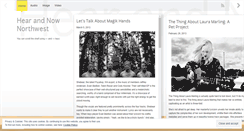 Desktop Screenshot of hearandnownorthwest.wordpress.com