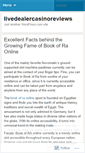 Mobile Screenshot of livedealercasinoreviews.wordpress.com