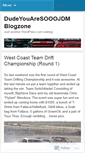 Mobile Screenshot of dudeyoursooojdm.wordpress.com