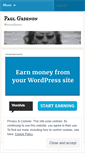 Mobile Screenshot of paulgrignon.wordpress.com