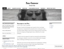 Tablet Screenshot of paulgrignon.wordpress.com