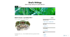 Desktop Screenshot of bradataylor.wordpress.com