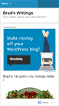 Mobile Screenshot of bradataylor.wordpress.com