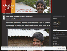 Tablet Screenshot of gloriousjaffna.wordpress.com