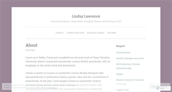 Desktop Screenshot of lindsylawrence.wordpress.com