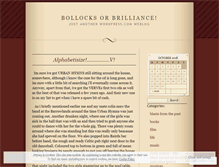Tablet Screenshot of bollocks1.wordpress.com