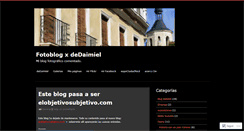 Desktop Screenshot of dedaimiel.wordpress.com