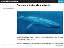 Tablet Screenshot of guedesambiental.wordpress.com