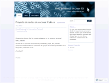 Tablet Screenshot of josegil.wordpress.com