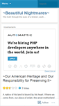 Mobile Screenshot of beautifulnightmare919.wordpress.com