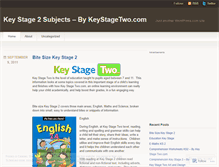 Tablet Screenshot of keystage2subjects.wordpress.com