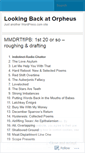 Mobile Screenshot of orpheusuehpro.wordpress.com