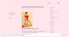 Desktop Screenshot of pinupshots.wordpress.com