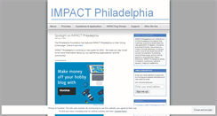 Desktop Screenshot of impactphiladelphia.wordpress.com