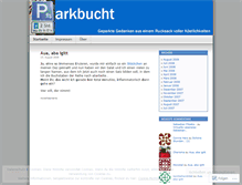 Tablet Screenshot of parkbucht.wordpress.com