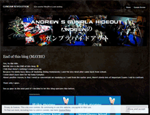 Tablet Screenshot of gundamrevolution.wordpress.com