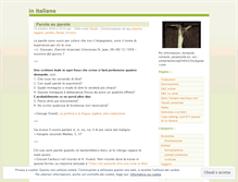 Tablet Screenshot of initaliano.wordpress.com