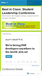 Mobile Screenshot of bestinclass2010.wordpress.com