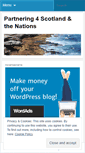 Mobile Screenshot of partnering4scotland.wordpress.com