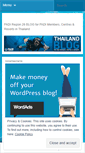 Mobile Screenshot of padithailand.wordpress.com