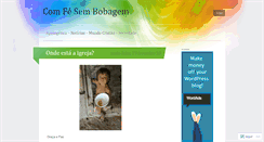 Desktop Screenshot of comfesembobagem.wordpress.com