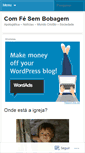 Mobile Screenshot of comfesembobagem.wordpress.com