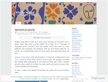 Tablet Screenshot of kindlynoted.wordpress.com