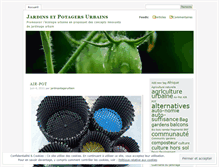 Tablet Screenshot of jardinpotagerurbain.wordpress.com