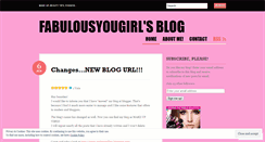 Desktop Screenshot of fabulousyougirl.wordpress.com