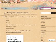 Tablet Screenshot of anybodycanrun.wordpress.com