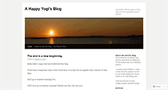 Desktop Screenshot of ahappyyogi.wordpress.com