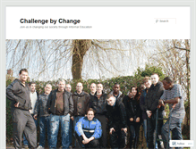 Tablet Screenshot of challengebychange.wordpress.com