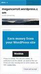 Mobile Screenshot of megancarroll.wordpress.com