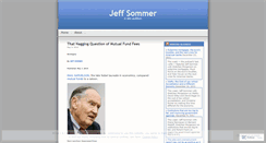 Desktop Screenshot of jeffsommer.wordpress.com